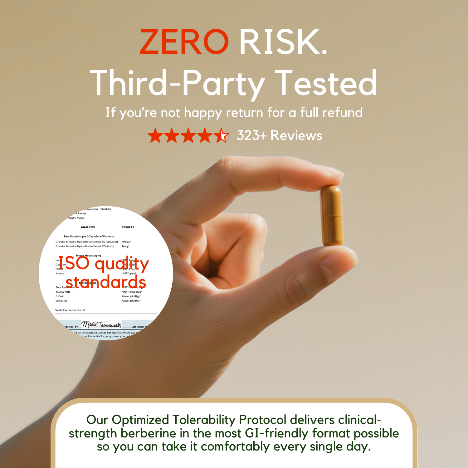 Berberine Hcl Optimized Tolerability®